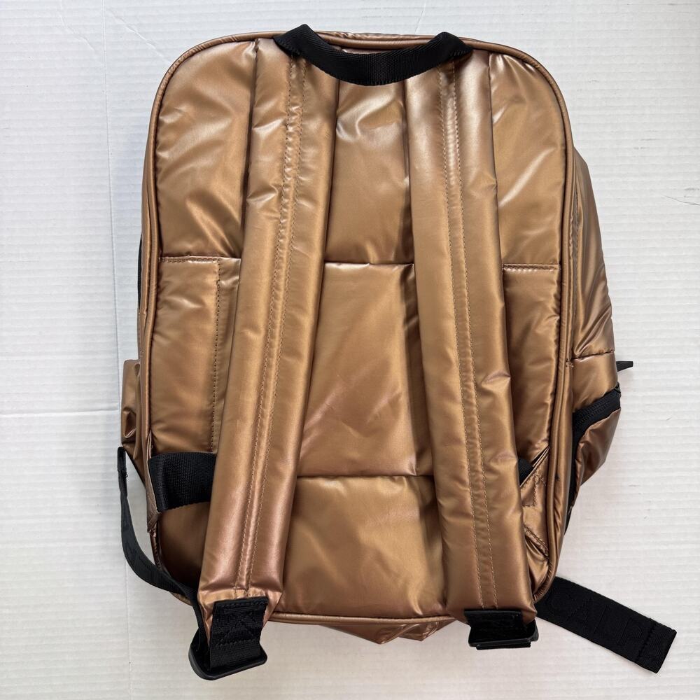 Calpak Luka Laptop Backpack Padded Travel Work School Bag Luggage Copper Color - Picture 2 of 9